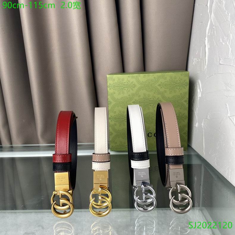 Gucci Belt 20mmX90-115cm 7D (55)