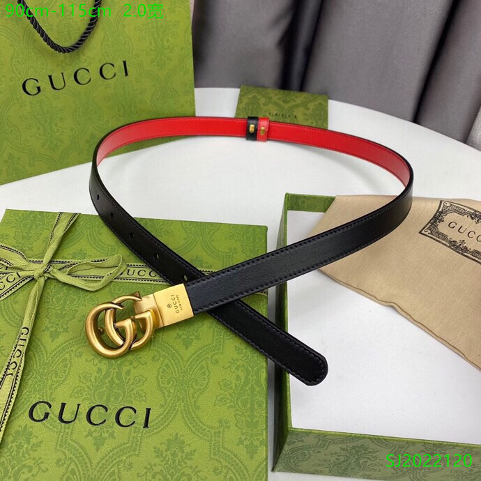 Gucci Belt 20mmX90-115cm 7D (9)