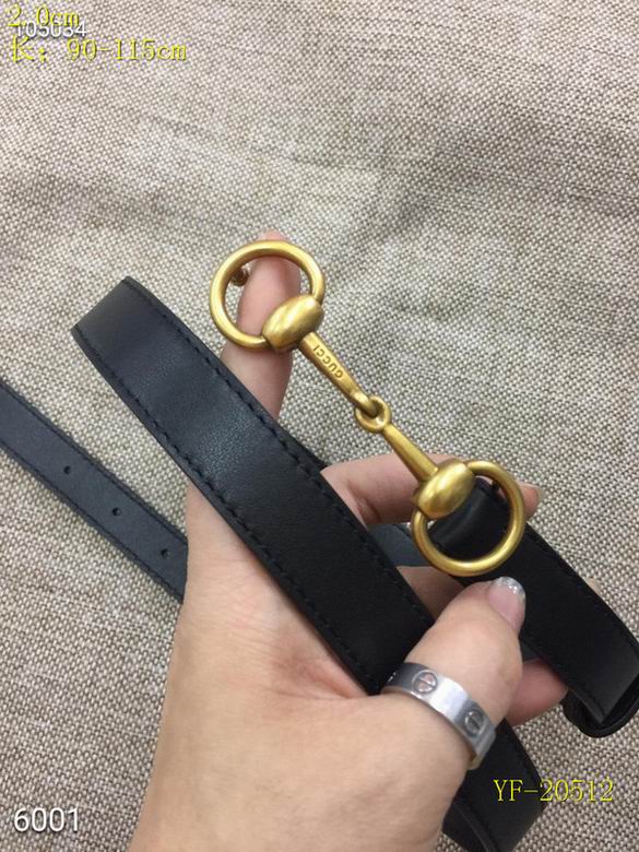 Gucci belt 20mm 90-115cm 8L (118)