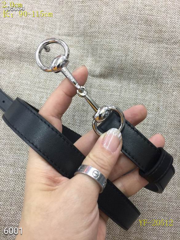 Gucci belt 20mm 90-115cm 8L (121)