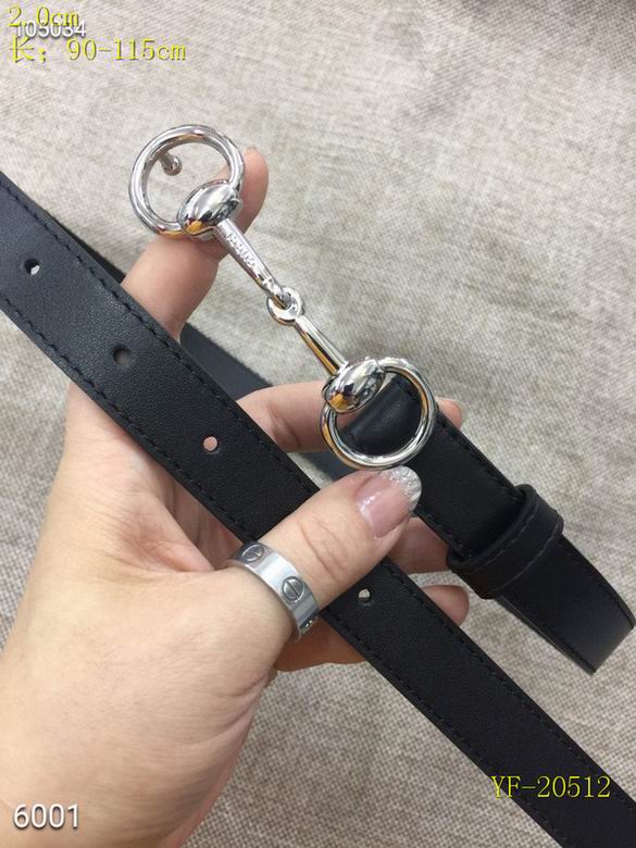 Gucci belt 20mm 90-115cm 8L (122)