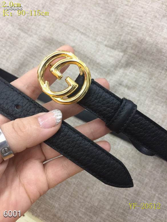 Gucci belt 20mm 90-115cm 8L (124)