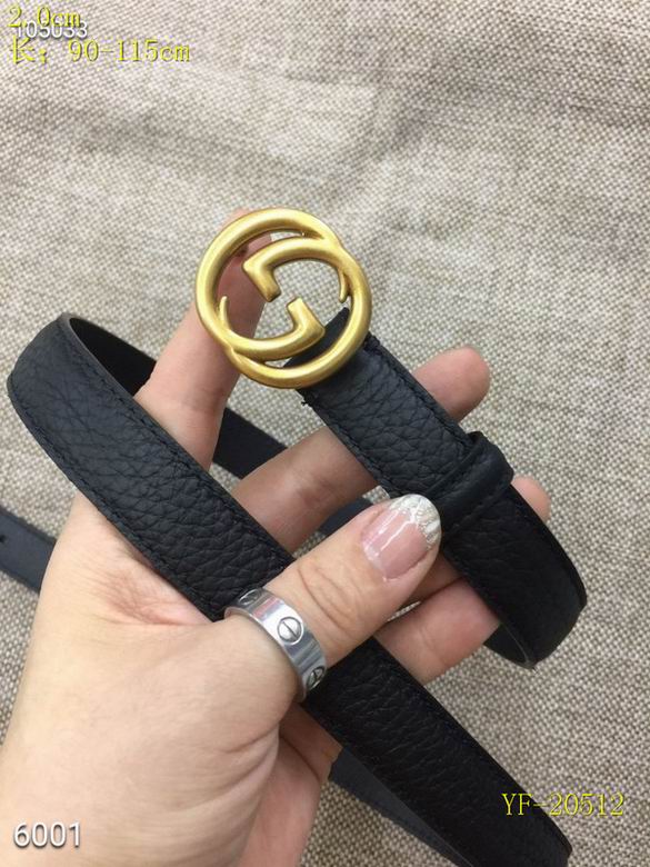 Gucci belt 20mm 90-115cm 8L (126)