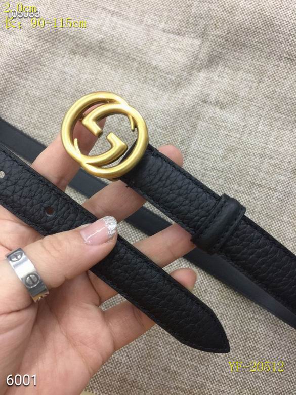 Gucci belt 20mm 90-115cm 8L (127)