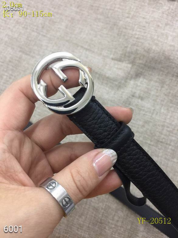 Gucci belt 20mm 90-115cm 8L (128)