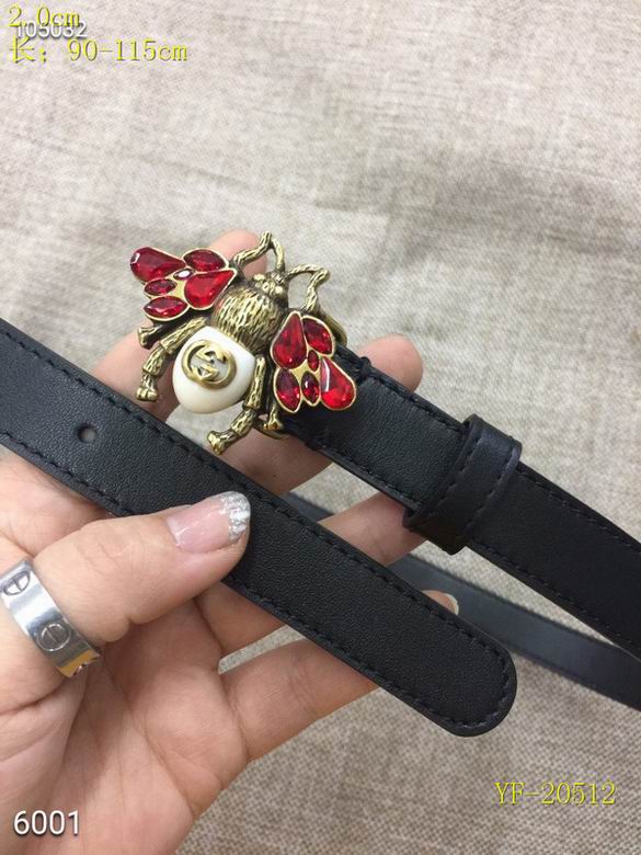 Gucci belt 20mm 90-115cm 8L (129)
