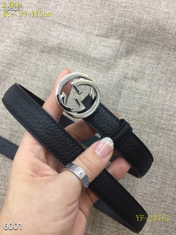 Gucci belt 20mm 90-115cm 8L (129)