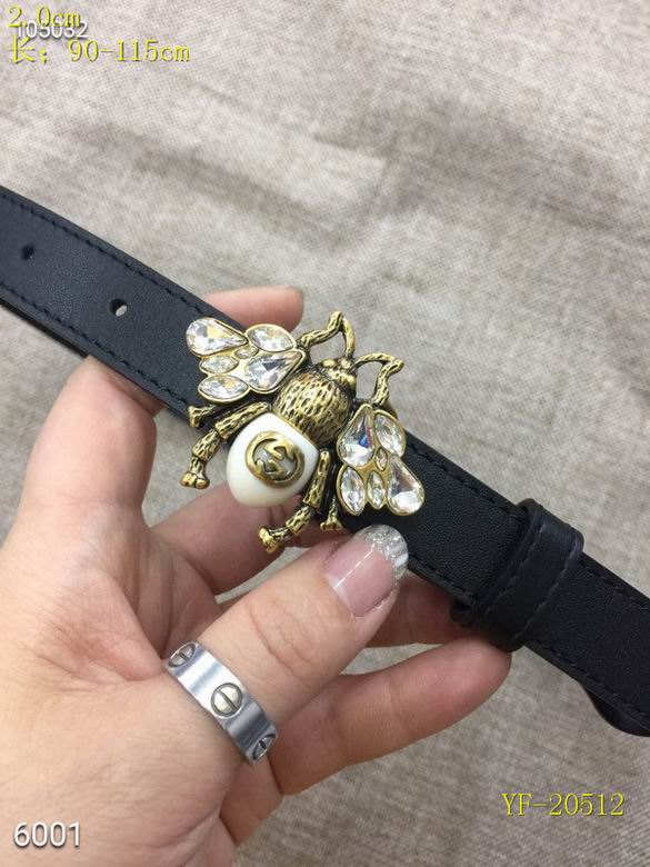 Gucci belt 20mm 90-115cm 8L (130)