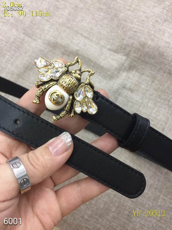 Gucci belt 20mm 90-115cm 8L (132)