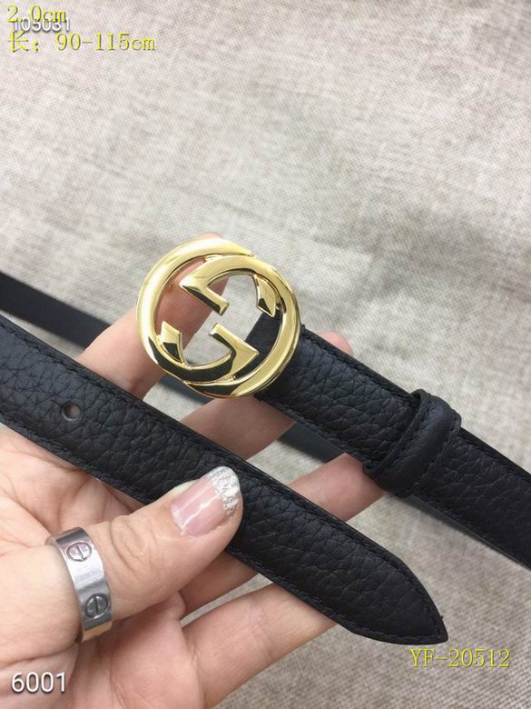 Gucci belt 20mm 90-115cm 8L (133)