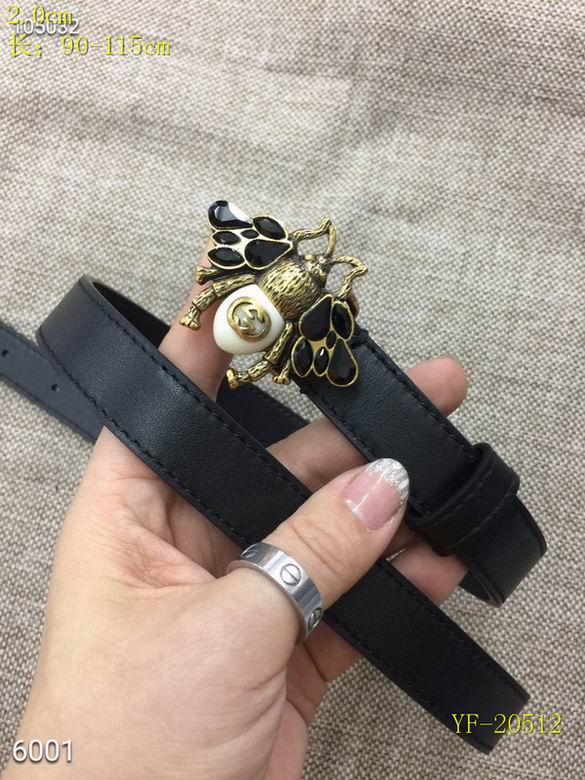 Gucci belt 20mm 90-115cm 8L (134)