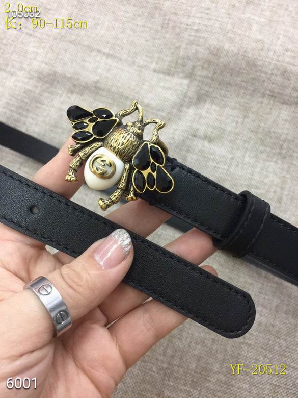 Gucci belt 20mm 90-115cm 8L (135)