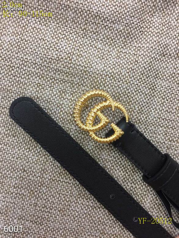 Gucci belt 20mm 90-115cm 8L (142)