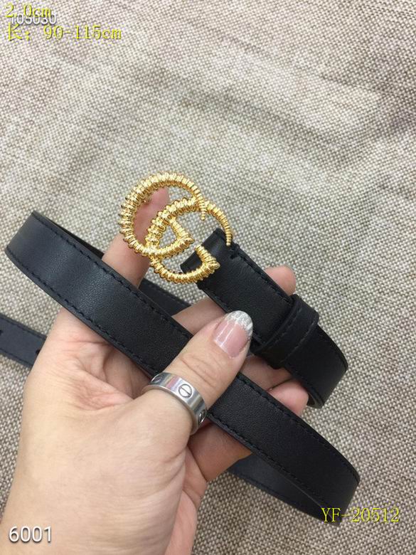 Gucci belt 20mm 90-115cm 8L (143)