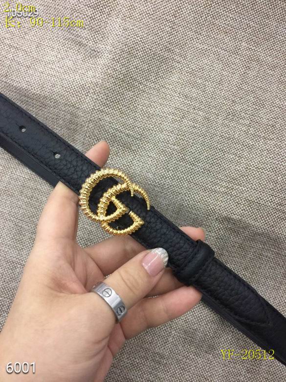 Gucci belt 20mm 90-115cm 8L (145)