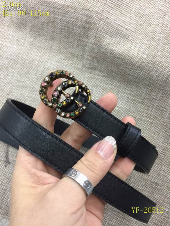 Gucci belt 20mm 90-115cm 8L (149)