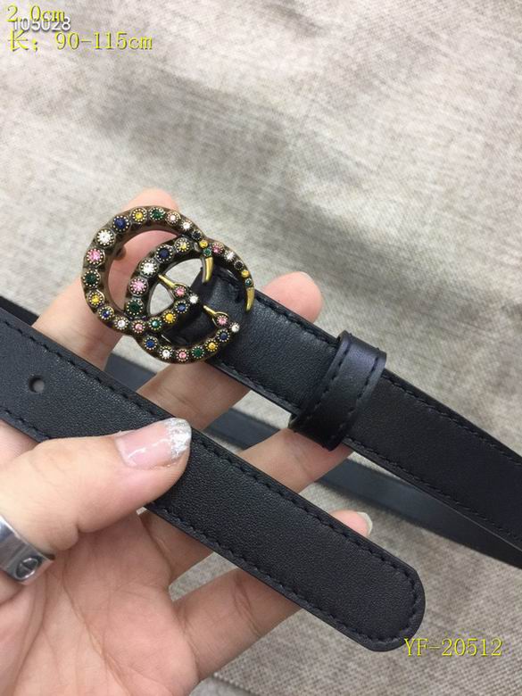 Gucci belt 20mm 90-115cm 8L (150)