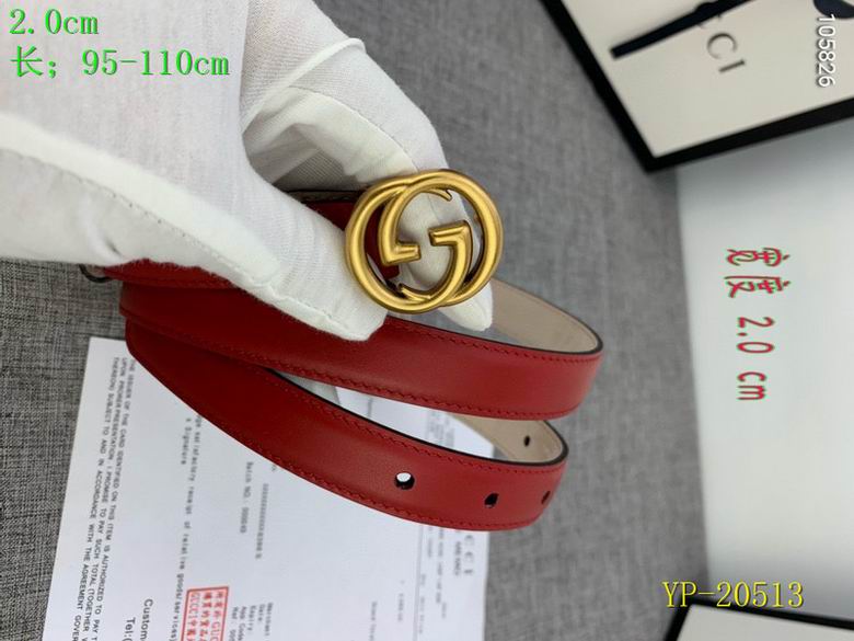 Gucci belt 20mm 95-110cm 8L(50)