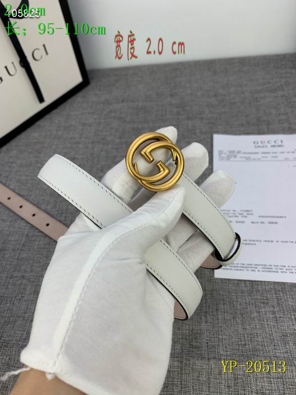 Gucci belt 20mm 95-110cm 8L(53)