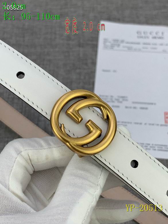 Gucci belt 20mm 95-110cm 8L(55)
