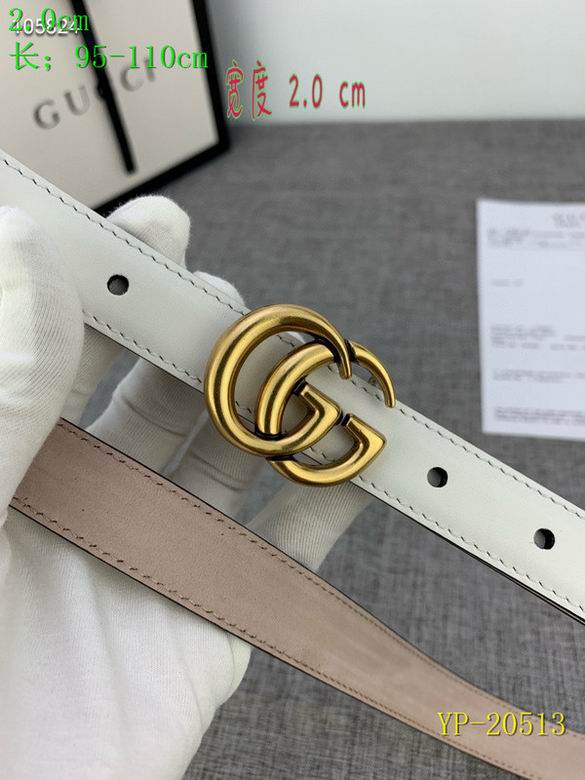 Gucci belt 20mm 95-110cm 8L(58)