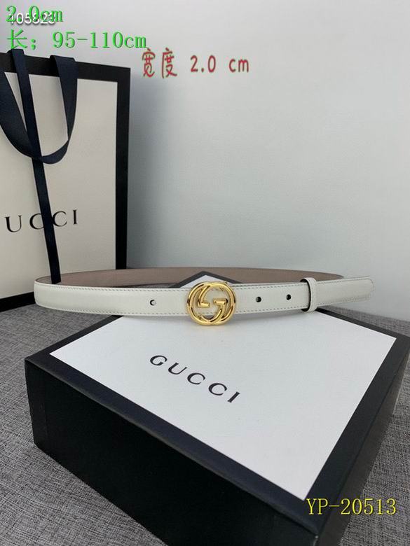 Gucci belt 20mm 95-110cm 8L(63)
