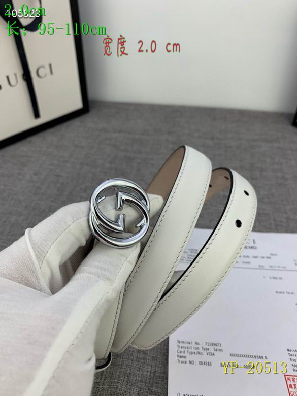 Gucci belt 20mm 95-110cm 8L(64)