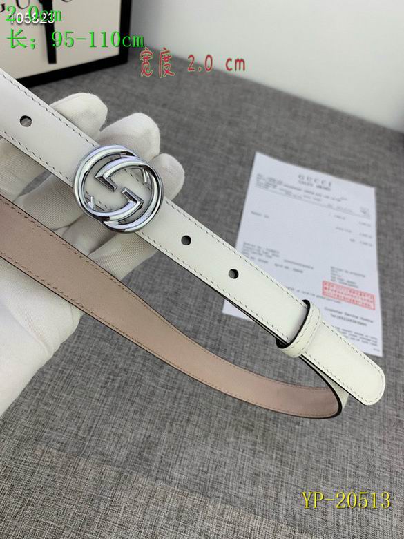 Gucci belt 20mm 95-110cm 8L(65)