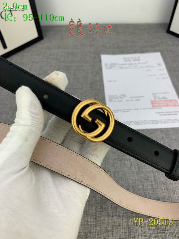 Gucci belt 20mm 95-110cm 8L(67)