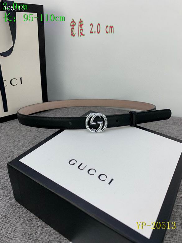 Gucci belt 20mm 95-110cm 8L(71)