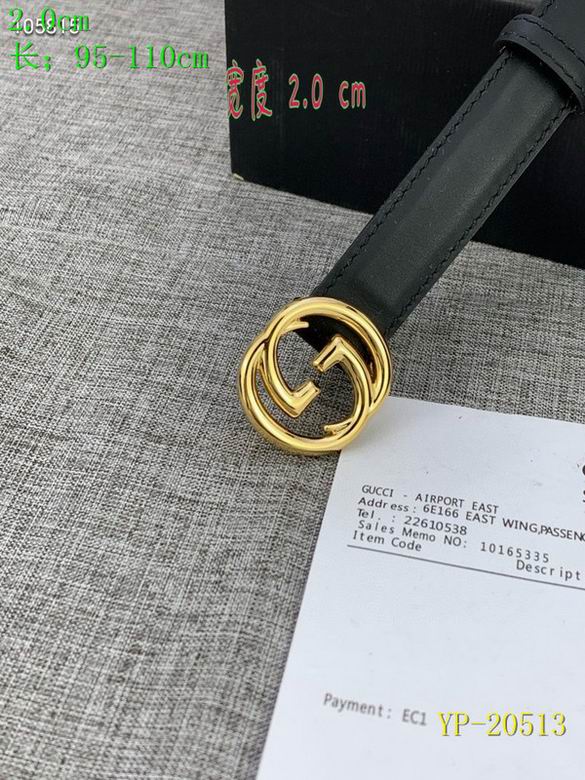 Gucci belt 20mm 95-110cm 8L(72)