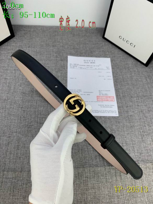 Gucci belt 20mm 95-110cm 8L(74)