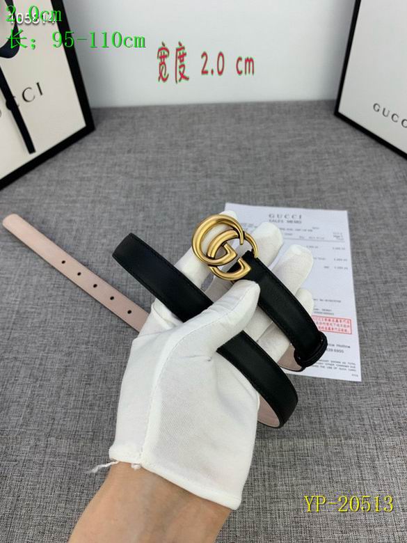 Gucci belt 20mm 95-110cm 8L(75)