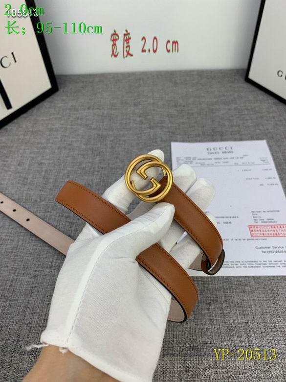 Gucci belt 20mm 95-110cm 8L(78)