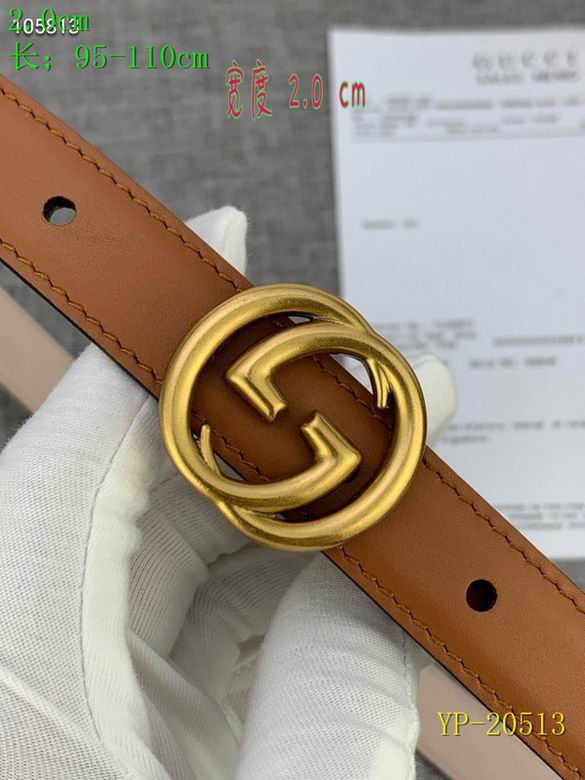 Gucci belt 20mm 95-110cm 8L(80)