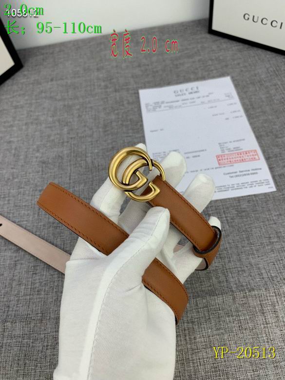 Gucci belt 20mm 95-110cm 8L(81)
