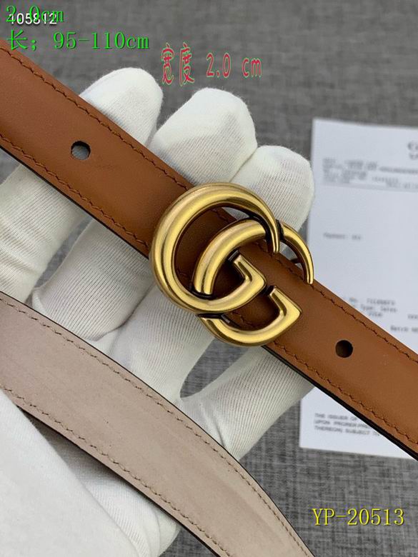 Gucci belt 20mm 95-110cm 8L(83)
