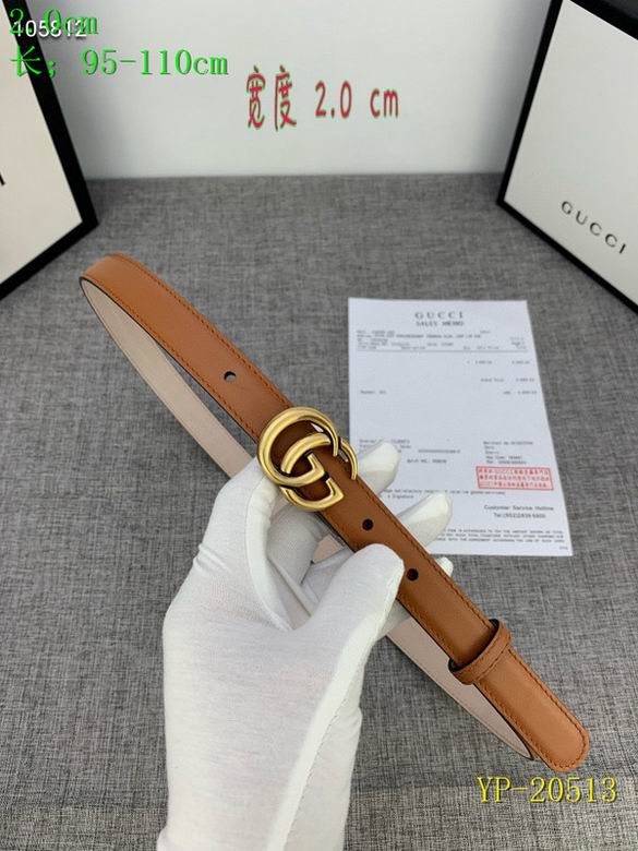 Gucci belt 20mm 95-110cm 8L(84)