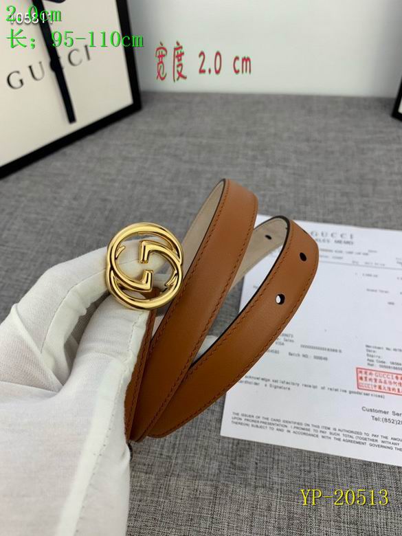 Gucci belt 20mm 95-110cm 8L(85)