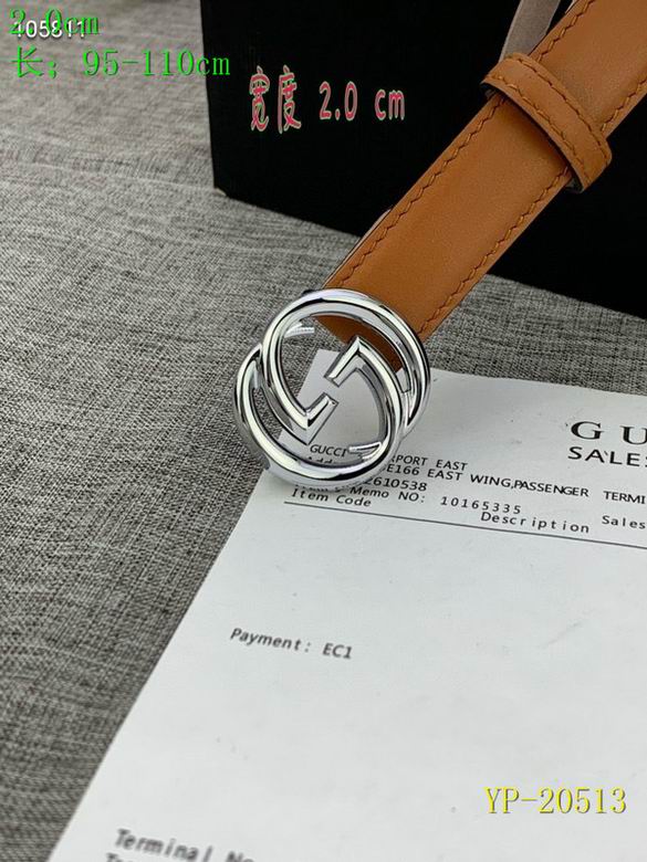 Gucci belt 20mm 95-110cm 8L(87)