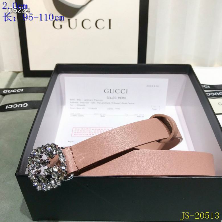 Gucci belt 20mm 95-110cm 8L (100)