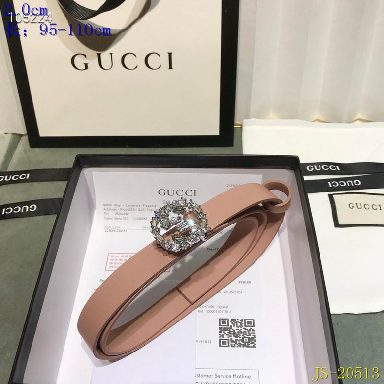 Gucci belt 20mm 95-110cm 8L (101)