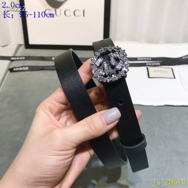 Gucci belt 20mm 95-110cm 8L (105)