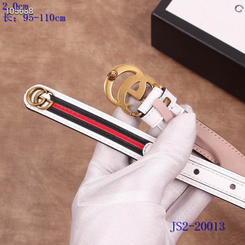 Gucci belt 20mm 95-110cm 8L (92)