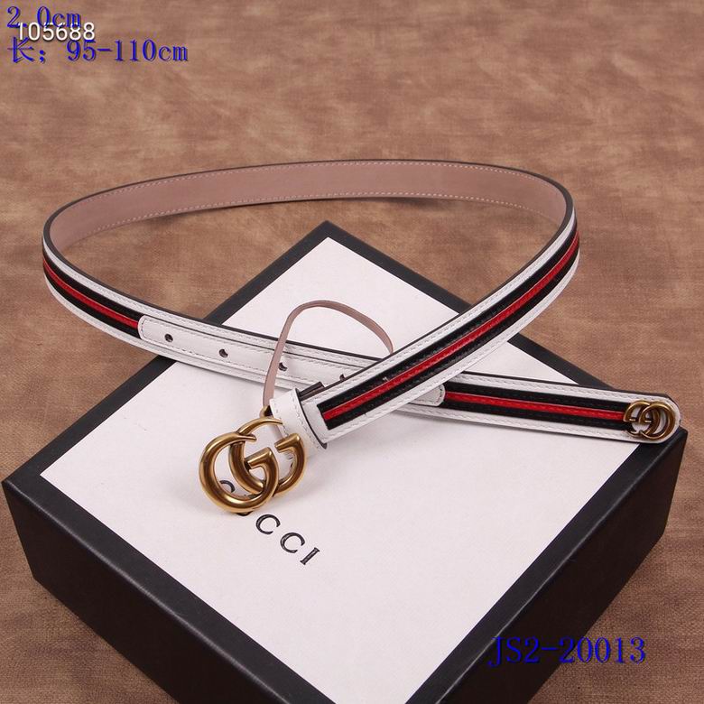 Gucci belt 20mm 95-110cm 8L (93)