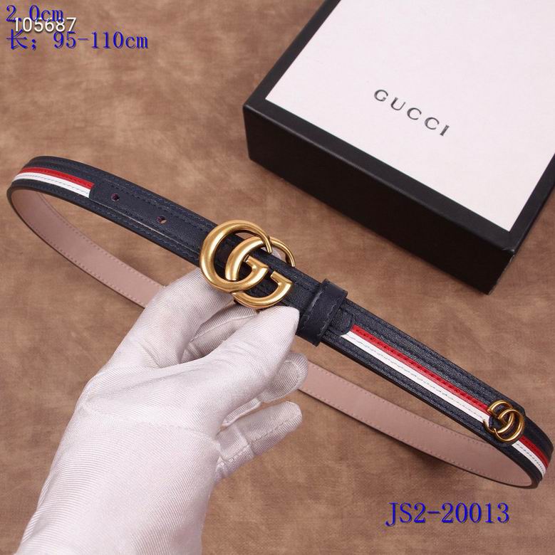 Gucci belt 20mm 95-110cm 8L (94)