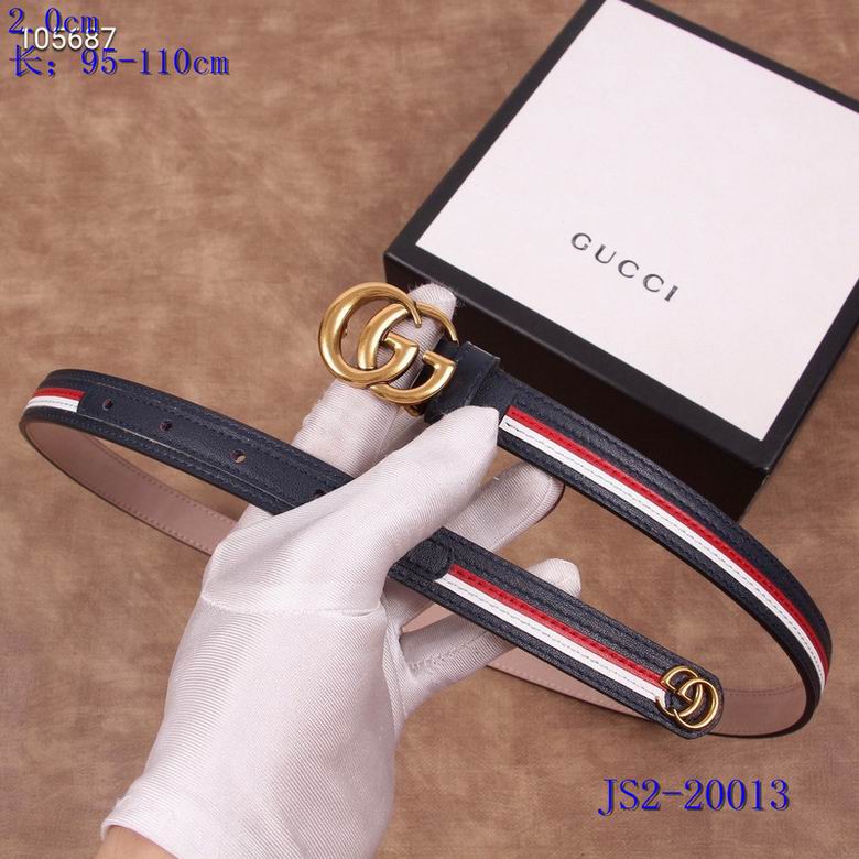 Gucci belt 20mm 95-110cm 8L (97)