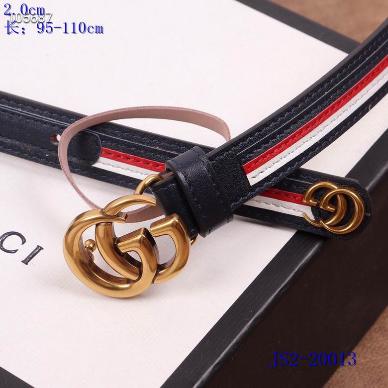 Gucci belt 20mm 95-110cm 8L (98)