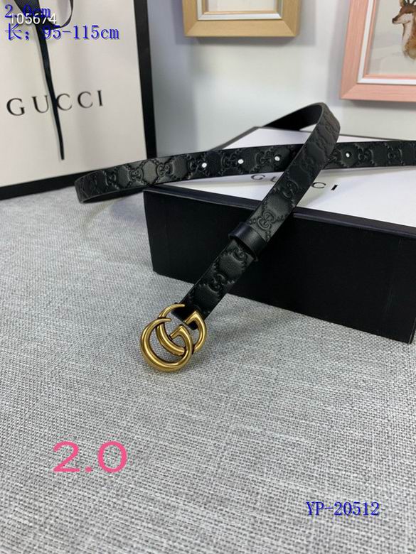 Gucci belt 20mm 95-115cm 8L (108)