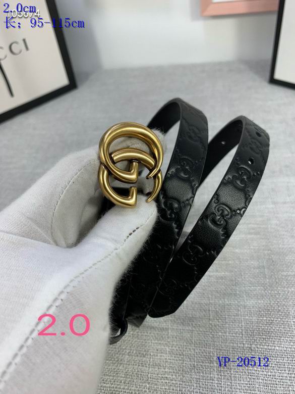 Gucci belt 20mm 95-115cm 8L (109)